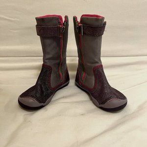 PLAE Glitter Purple Waterproof Boots Size 9 Toddler
